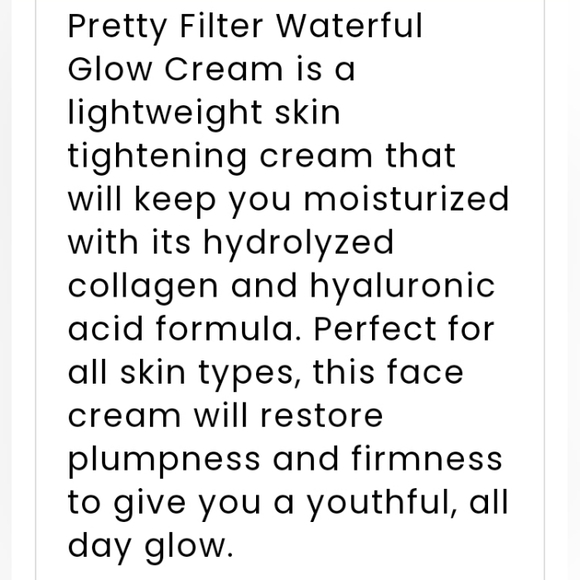 💜Touch in Sol Pretty Filter Wareflow Glow Cream 1.76 oz - Picture 4 of 4